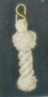 Ship's Bell Rustic Cotton Lanyards - Small 4½" For 3"- 6" Bell